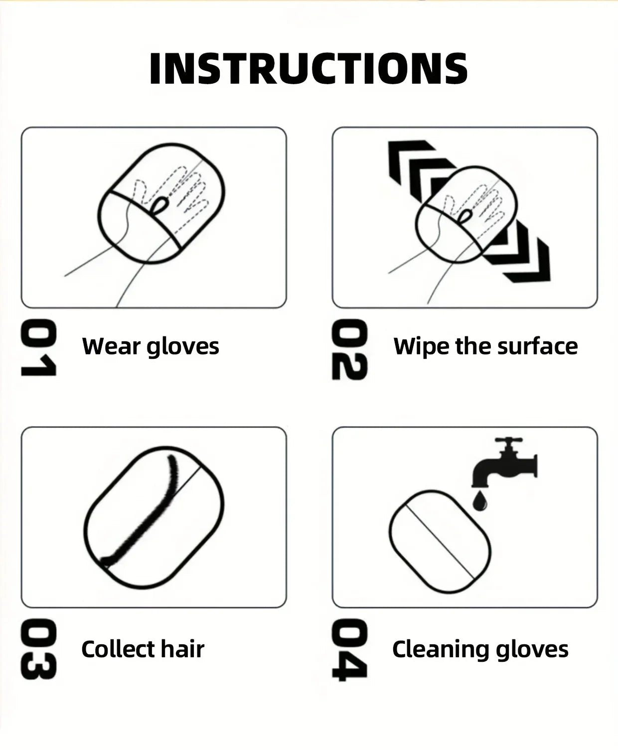 ComfyNook Pet Hair Removal Gloves - YourComfyNook