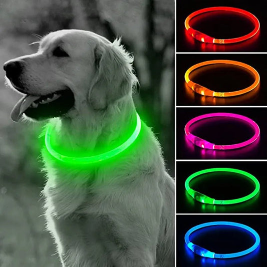 LED Rechargeable Glowing Pet Collar